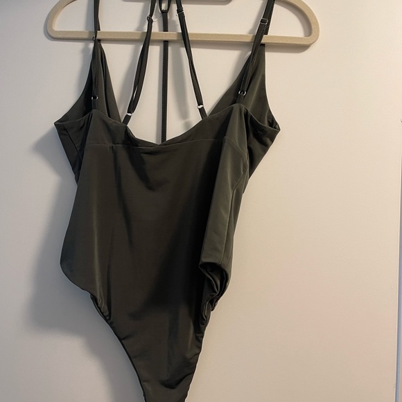 Makers of Dreams Green Tank Top Bodysuit - Picture 4 of 4